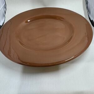 Pottery‎ Barn"SAUSALITO" Dish ,LG Brown Plate.,Micro & Dish Safe